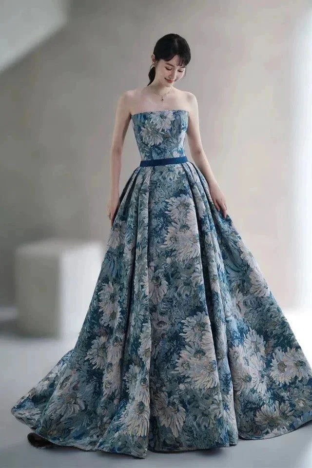 New Style Detachable Sleeve Long Prom Dress Unique Formal Evening Dress Y6081 by simplepromdress