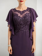 Vestidos de madre de la novia de corte A/princesa con apliques 