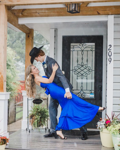 Elegant Royal Blue Mermaid Prom Dress Royal Blue Evening Dress Y7193