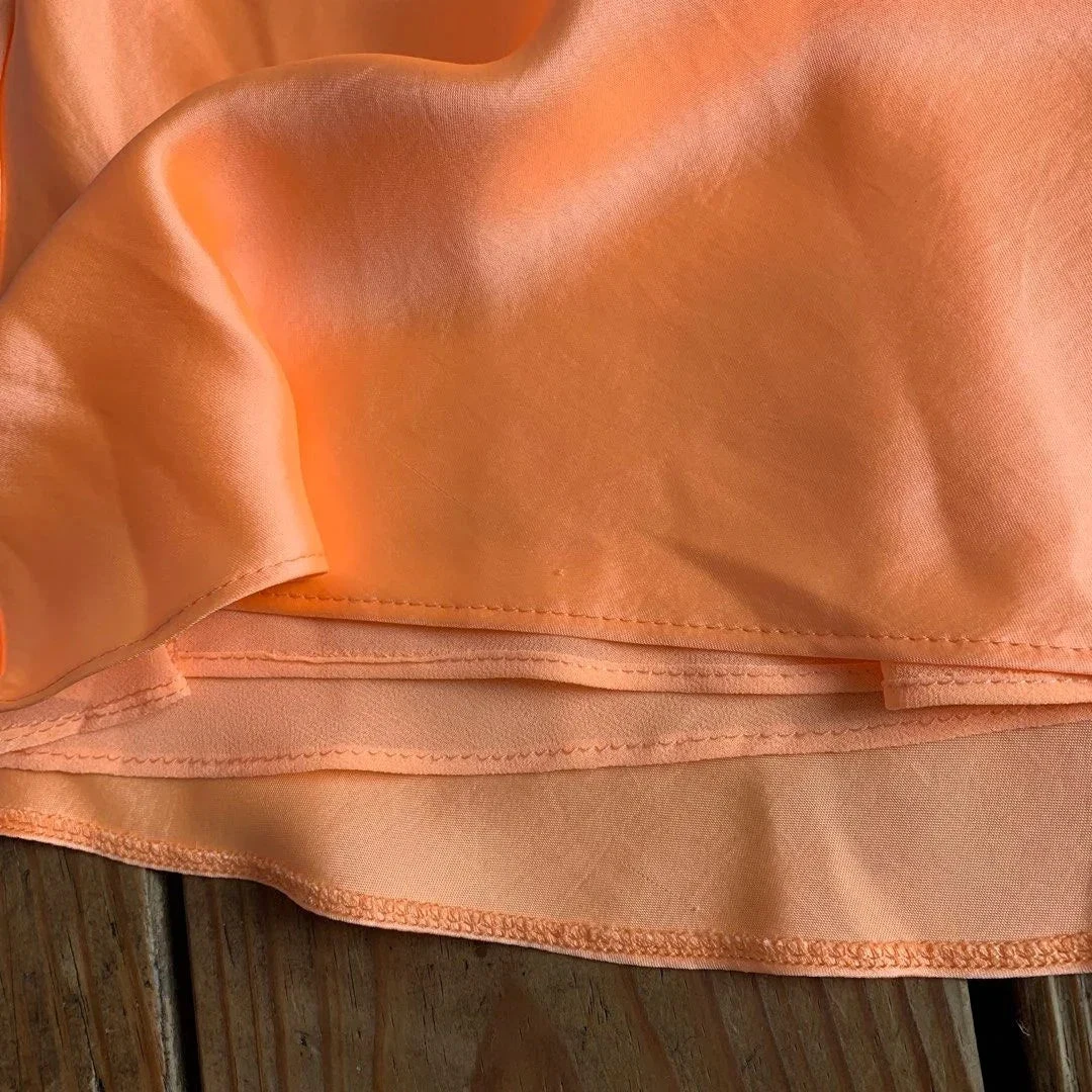 Cute Orange Homecoming Dress Back To School Dress Y2833 by simplepromdress
