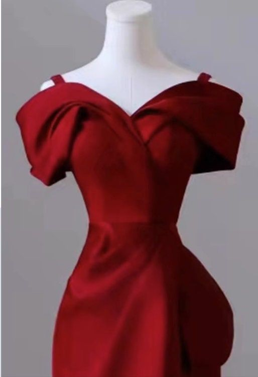 Elegant red evening dress women's dress high-end elegant dress Y6959 Main Image