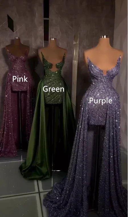 Sparkly Sheath Sequins Prom Evening Dress Y8369 by simplepromdress