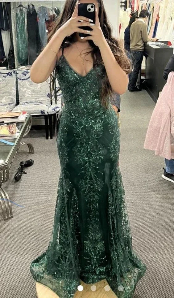 Charming Red Mermaid Lace Appliques Prom Dress,Evening Dress Winter Dance Dress Y4345 by simplepromdress
