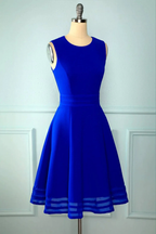 Cute Royal Blue Short Homecoming Dress 8th Graduation Dress Y672 by simplepromdress