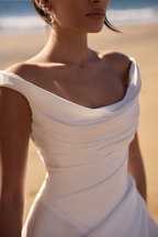 Sweetheart Ruffles Tulle A-line Wedding Dress Bride Gowns WD114 by pgmdress