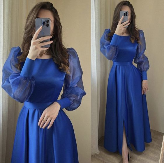 Royal Blue Evening Dresses Prom Gowns Formal Women Dress Y7102 Main Image