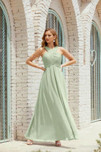 Halter Bridesmaid Dresses Formal Cocktail Prom Gown 28015 by numbersea