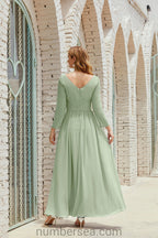 Numbersea Bridesmaid Dress Chiffon Formal Party Dress Evening Dress 28016 by numbersea