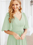 Numbersea Bridesmaid Dresses for Women Wedding Long Party Prom Dress 28068 by numbersea