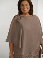 A-Line/Princess Mother of the Bride Dresses with Applique & Wraps by Dreamylily
