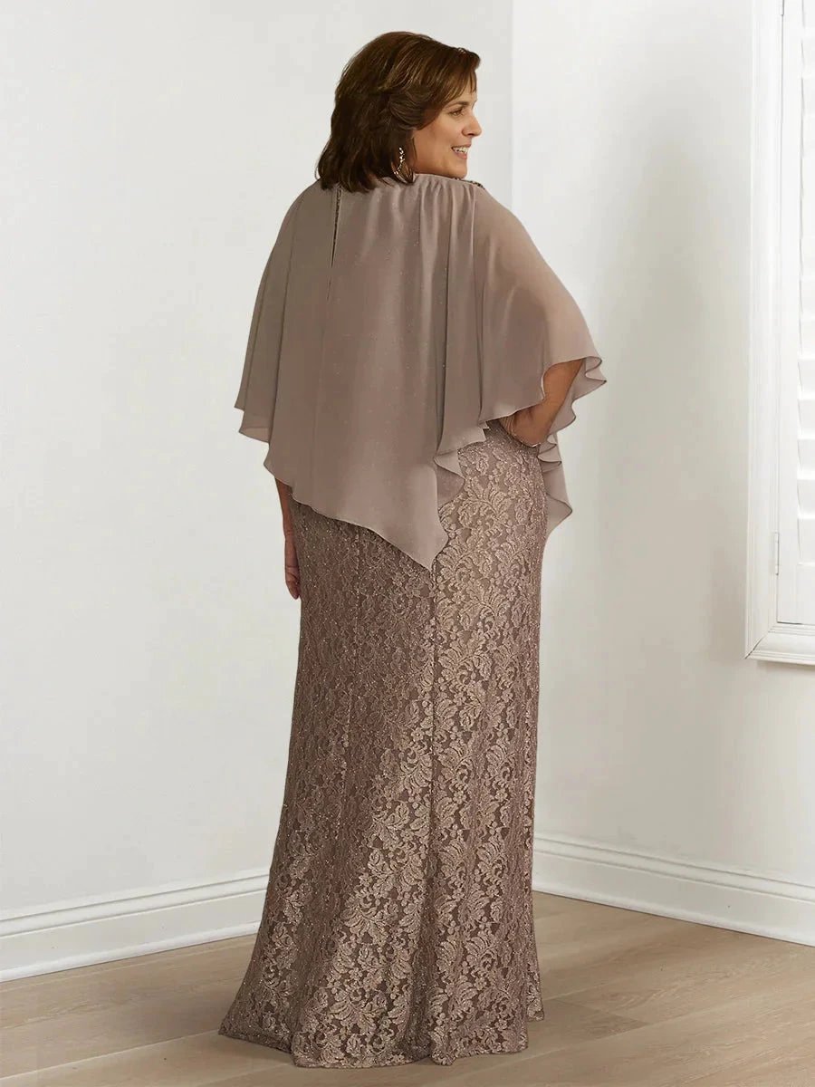 A-Line/Princess Mother of the Bride Dresses with Applique & Wraps by Dreamylily