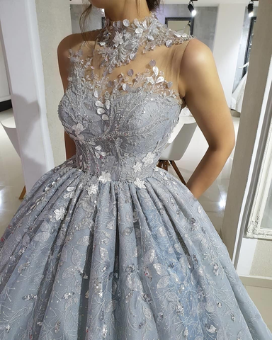 Glamoroso vestido de princesa de corte A para gala de dulces 16 Y4001