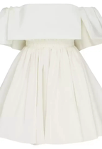 White Off the Shoulder Mini Homecoming Dresses A-line Dresses S4014 by simplepromdress
