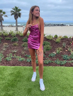 Cute Sequin Mini Homecoming Dress Party Dress Y3002 by simplepromdress