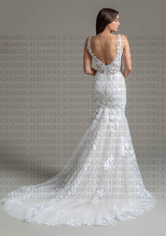 Charming Trumpet Wedding Dresses Sleeveless Scoop Pleat Appliques Bridal Gown Vestido De Casamento Customised For Women