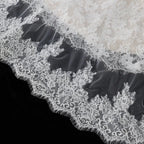 Elegant Ivory Sweetheart Neckline Sheer Lace Mermaid Wedding Dress with Veil SW171