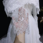 Luxury Off Shoulder Wedding Dress with Long Sleeves SW542