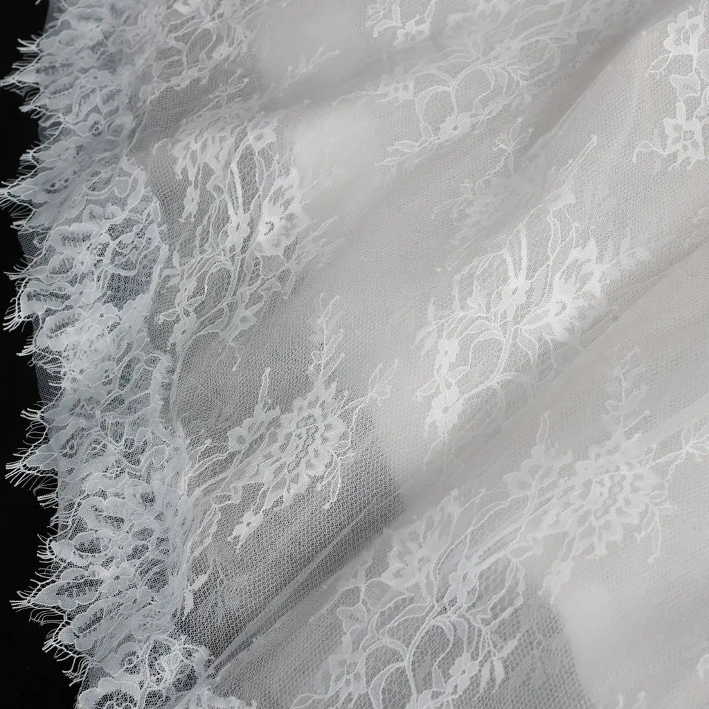 White Lace and Tulle Ball Gown Wedding Dress Off the Shoulder Beaded Bridal Dress SW679