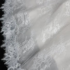 White Lace and Tulle Ball Gown Wedding Dress Off the Shoulder Beaded Bridal Dress SW679