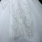 Luxury Beaded Long Sleeve Ball Gown Wedding Dress SW515