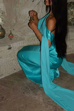 Chic One Shoulder Long Prom Dress Satin Evening Gown Y7860 by simplepromdress