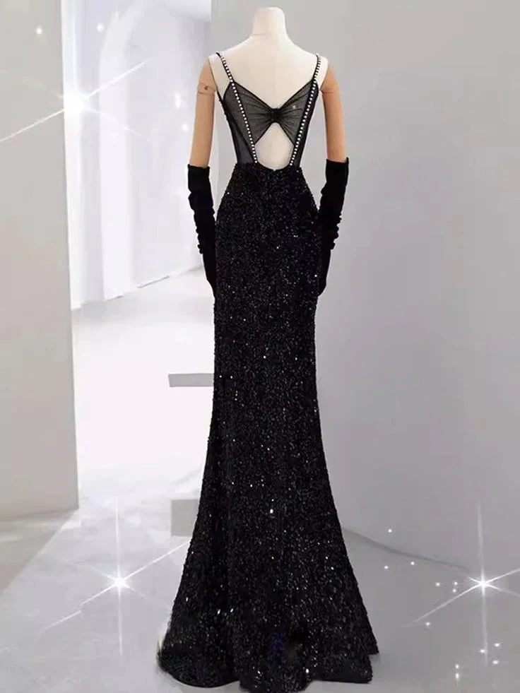 Mermaid Long Prom Dress New Arrival Sexy Slit Evening Dress Y6660 by simplepromdress
