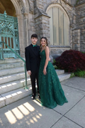 A Line V Neck Green Lace Long Prom Dresses, Green Lace Formal Dresses, Green Evening Dresses Y4079 by simplepromdress