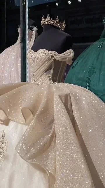 Luxury Quinceanera Dresses Applique Corset Ball Gown Prom Sweet 16 Dress Y4144 by simplepromdress
