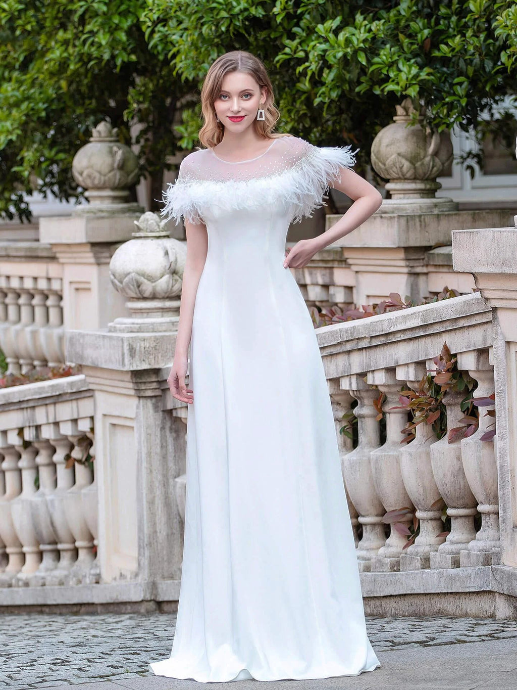 Sheath / Column Fashion Formal Evening Dresses Sleeveless Floor Length Prom Dresses Party Dresses by dressblee
