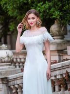 Sheath / Column Fashion Formal Evening Dresses Sleeveless Floor Length Prom Dresses Party Dresses by dressblee