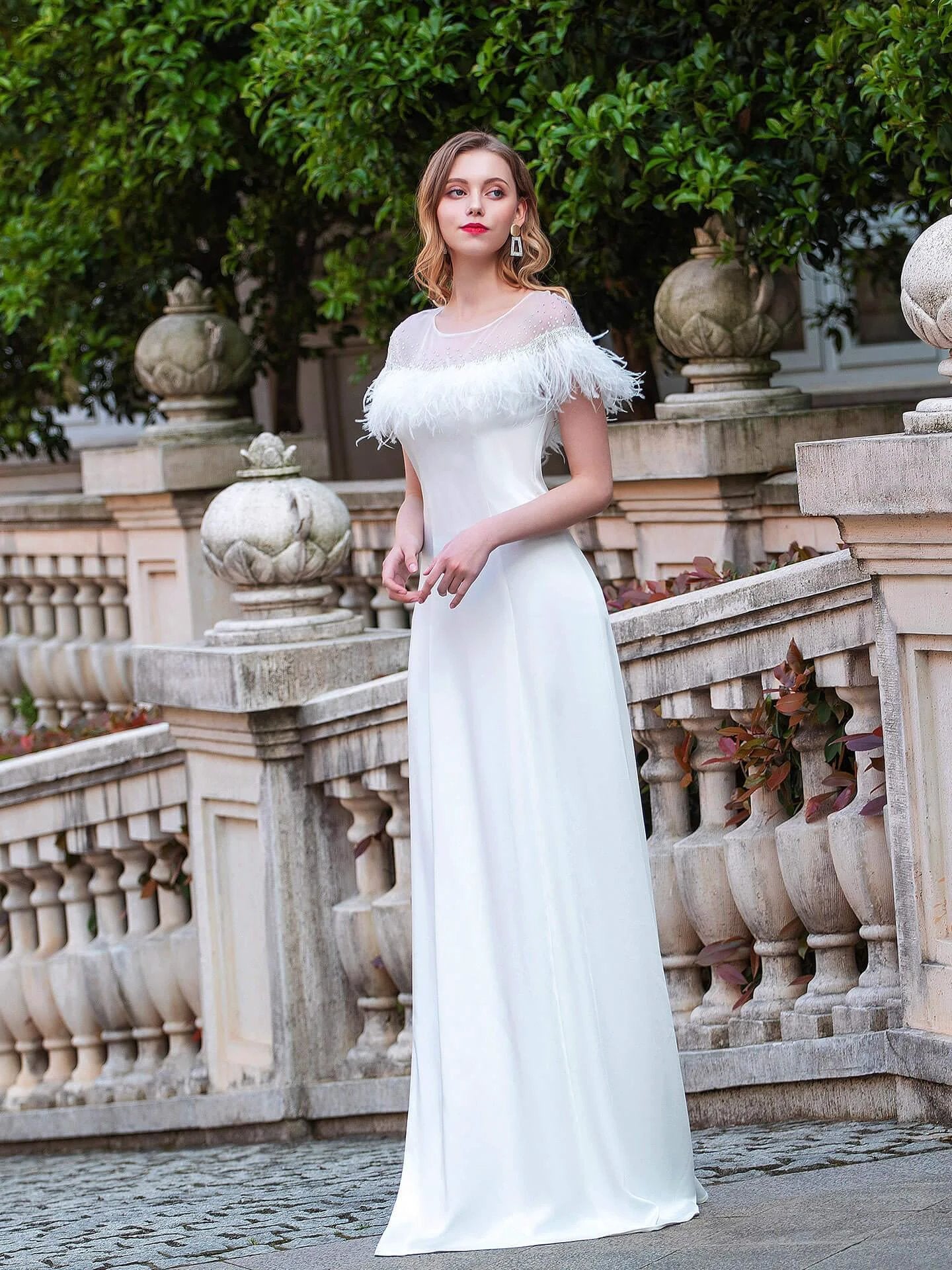Sheath / Column Fashion Formal Evening Dresses Sleeveless Floor Length Prom Dresses Party Dresses by dressblee
