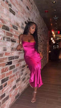 Elegant Spaghetti Straps Evening Dress,Simple Prom Dress Y1895 by simplepromdress
