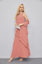 Mother of Bride Dresses with Open Front Lightweight Cardigan Formal Prom Gown 28081 by numbersea