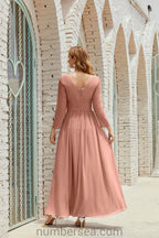 Numbersea Bridesmaid Dress Chiffon Formal Party Dress Evening Dress 28016 by numbersea