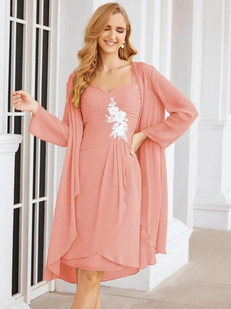 Sunnderly Mother of The Bride Groom Dresses Lace Appliques for Wedding Guest SY28066 by numbersea