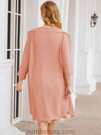 Sunnderly Mother of The Bride Dresses Prom Dress Casual Pleated Dress SY28065 by numbersea