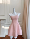 Cute Pink A Line Short Party Dress Homecoming Dress Y8577 by simplepromdress