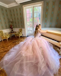 Glamorous Tulle Lace Quinceanera Dress Ball Gown Sweet 16 Dress Y7319 by simplepromdress