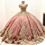 New Quinceanera Dress For Sweet Girl Beaded Appliques Floor Length Princess Ball Gown Y6521 by simplepromdress