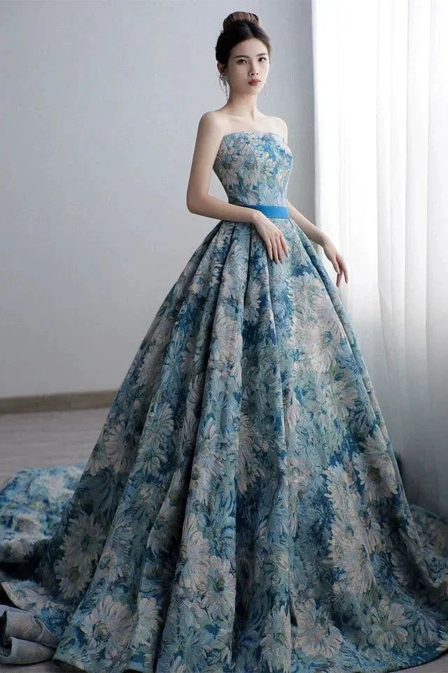 New Style Detachable Sleeve Long Prom Dress Unique Formal Evening Dress Y6081 by simplepromdress