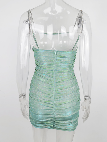Sexy Shiny Dress Short Homecoming Dress Y1908