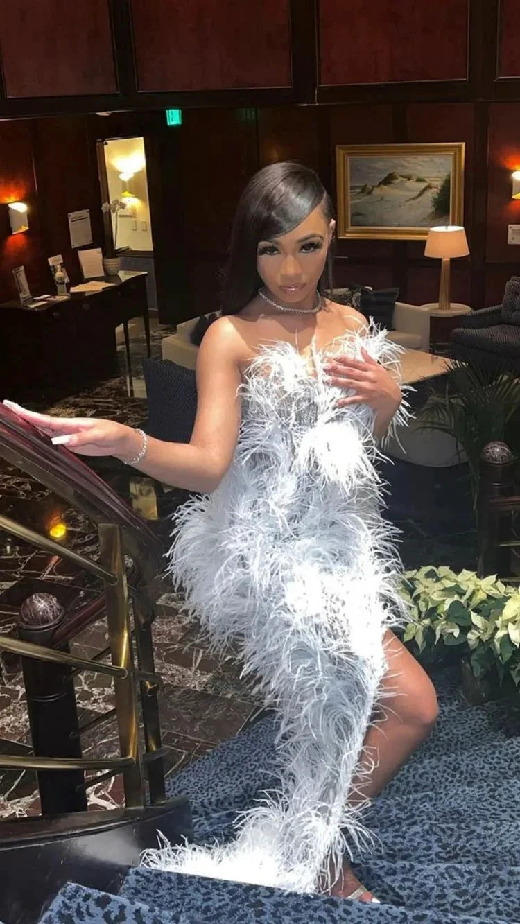 White Sexy Evening Dress Chic Prom Gown Y1877 by simplepromdress