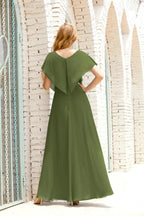 Numbersea Mother of The Bride Dresses Plus Size V-Neck Floor Length Formal Prom Dress for Wedding Guest 28020 by numbersea