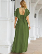 Numbersea Bridesmaid Dresses Backless Formal Prom Gowns for Evening Party Mother of The Bride Dress 28040 by numbersea