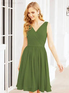 Numbersea Homecoming Dresses Knee Length Skirt V Back 28062 by numbersea