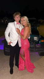 Spaghetti Straps Long Prom Dress With Lace-up Back Sequins Evening Dress Y35 by simplepromdress