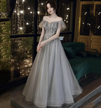 Off Shoulder A-line Evening Dress Fairy Graduation Dress Y5840 by simplepromdress