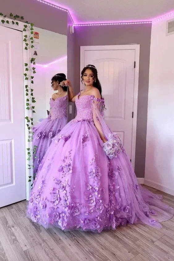 Stunning Tulle Quinceanera Dresses Ball Gown Sweet 15 Dress Y6032 by simplepromdress