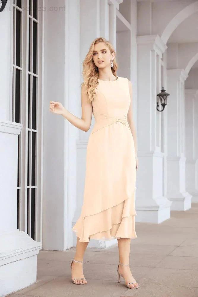 Sunnderly Two-Piece A-line Mother of The Bride Dress Formal Party Gown Dress SY28072 by numbersea