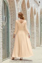 Numbersea Bridesmaid Dress Chiffon Formal Party Dress Evening Dress 28016 by numbersea
